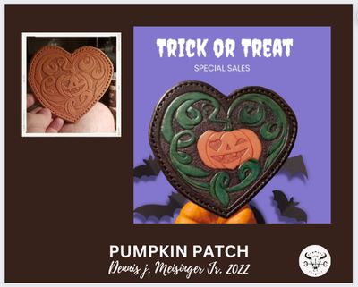 TOOLED HALLOWEEN PATCH