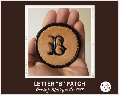 FINISHED TOOLED LETTER PATCH