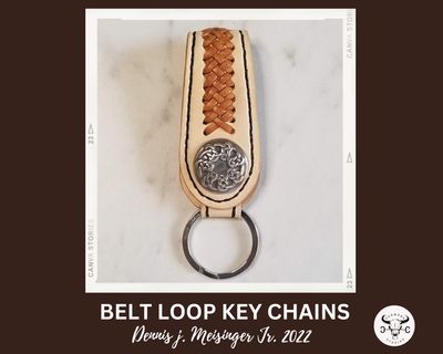 BELT LOOP KEYCHAIN - CELTIC PICTISH KNOT - BRAID BELT LOOP KEYCHAIN - CELTIC PICTISH KNOT - BRAID