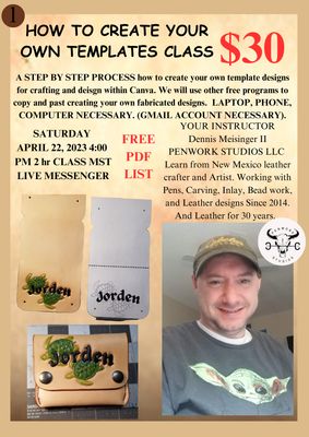 (1) HOW TO CREATE YOUR OWN TEMPLATES (CLASS DATE: APRIL 22, 2023)