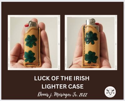 LIGHTER CASE - THREE LEAF CLOVER LIGHTER CASE - THREE LEAF CLOVER
