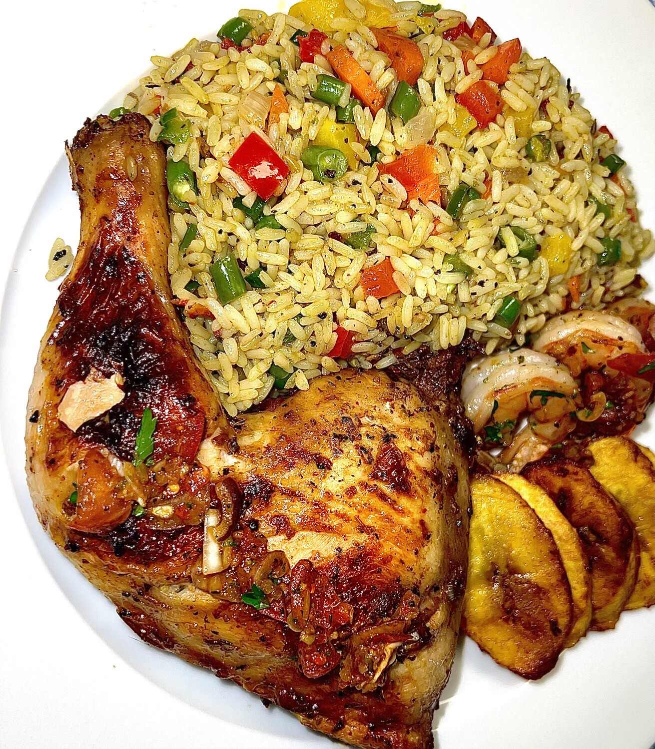 Grilled Chicken and Fried Rice Combo