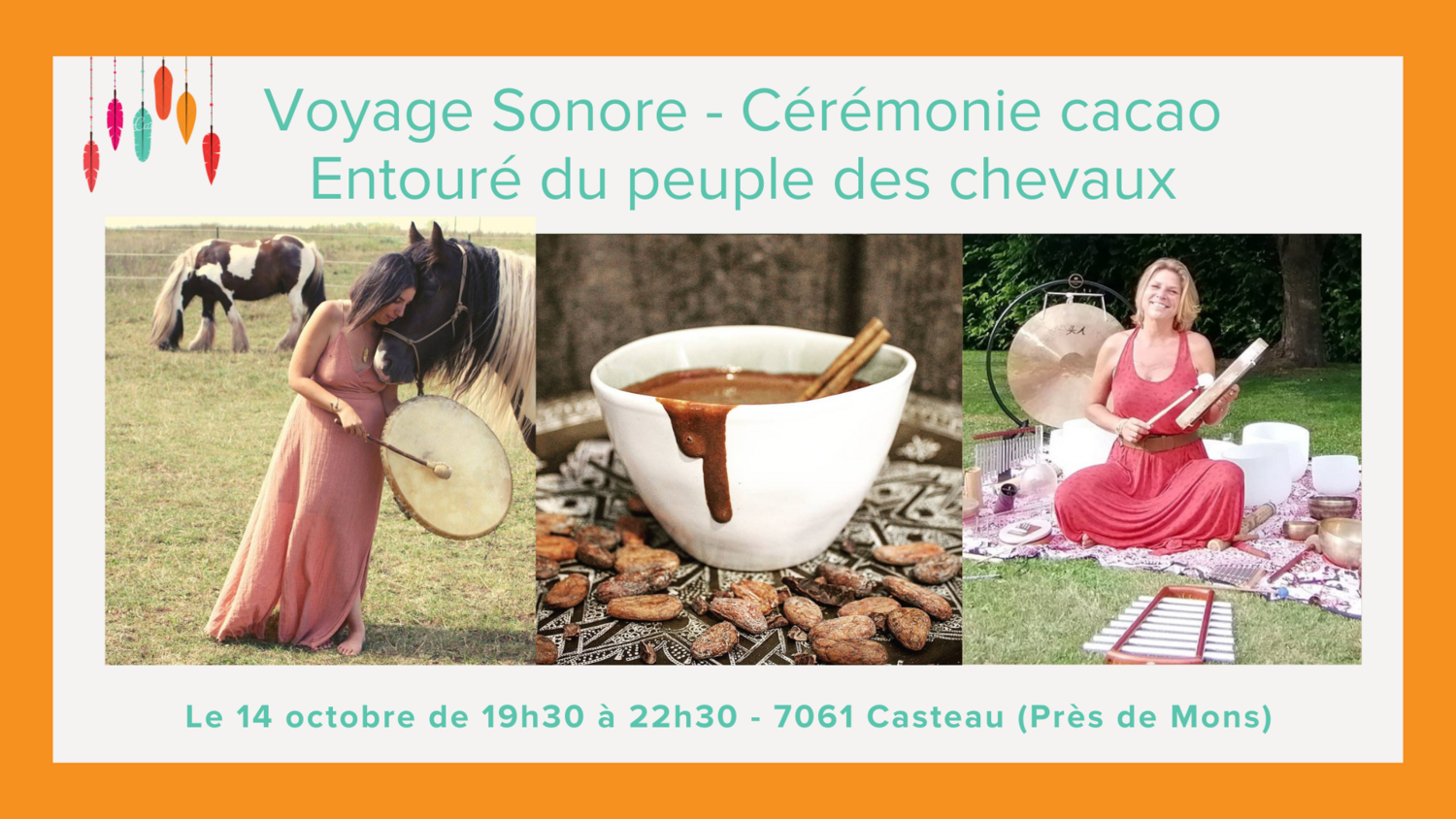 Voyage Sonore - Cérémonie Cacao 14/10 Acompte