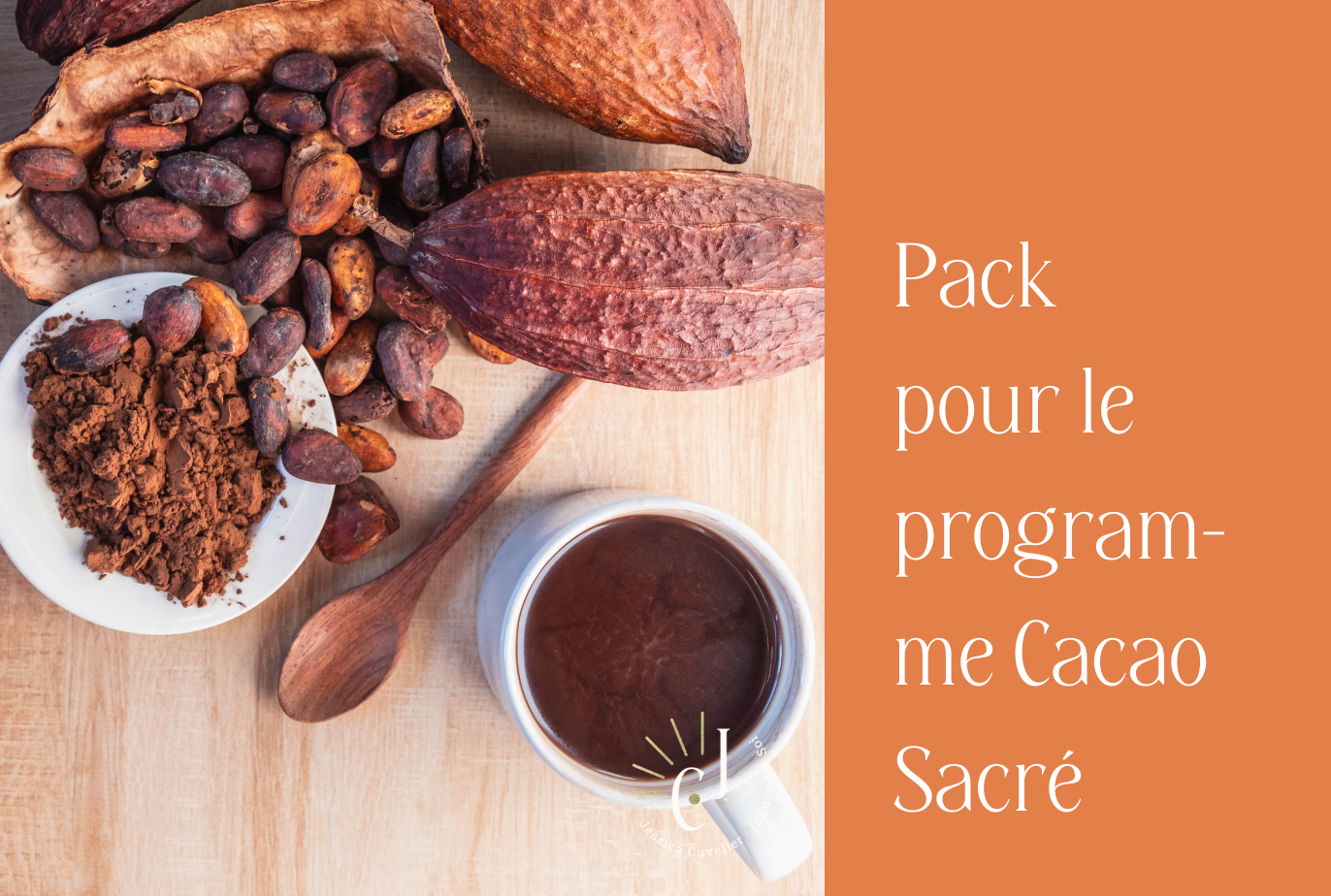 Pack de cacao pour le programme Cacao Sacrée