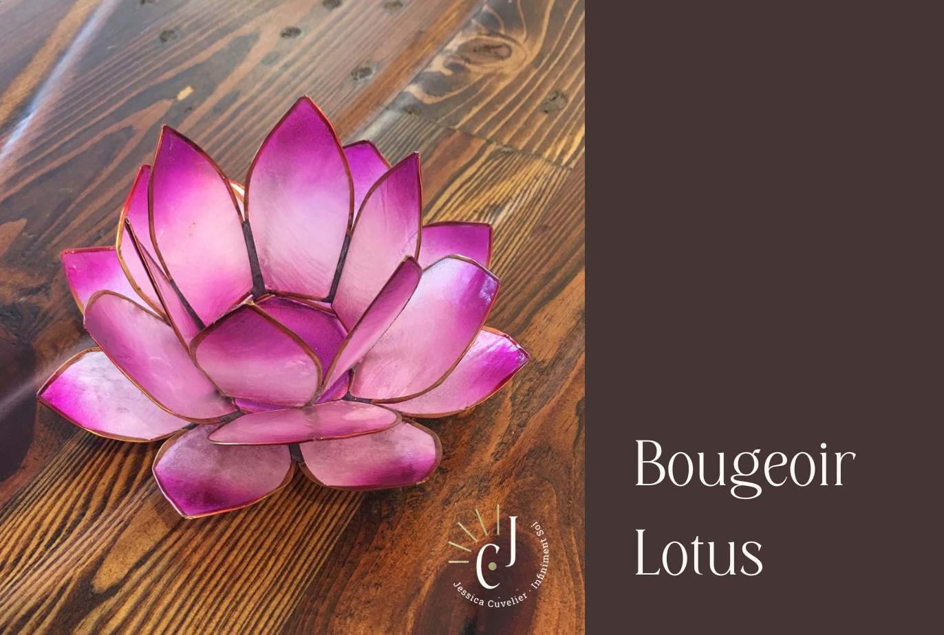 Photophore lotus - coloris lavande