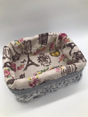 Cesto Parigi – Handmade Eco-Friendly Basket per Casa e Regalo