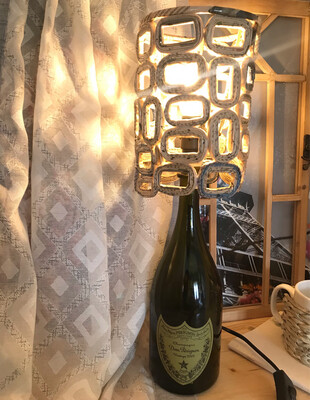 Lampada bottiglia Dom Pérignon