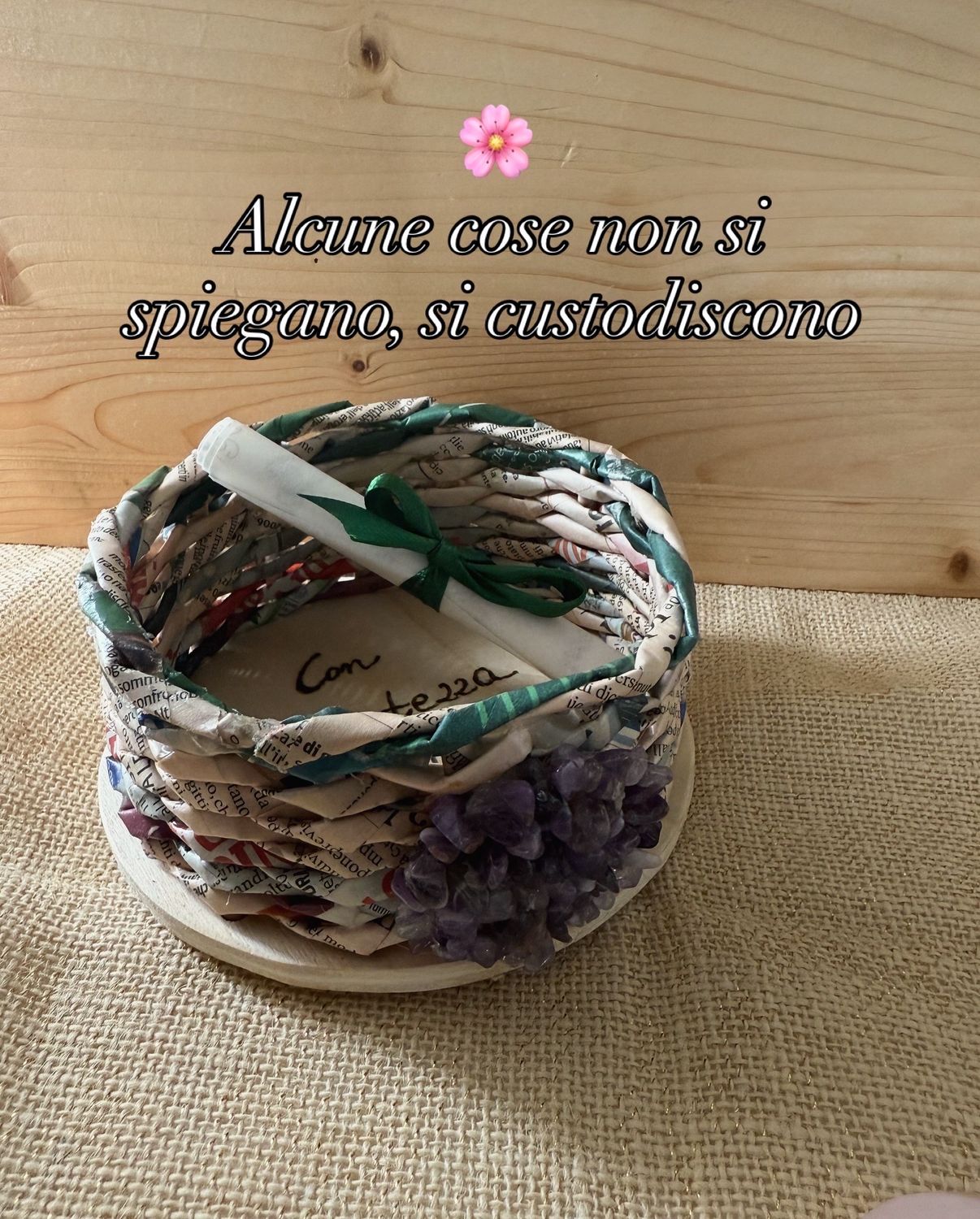Cesto rituale “Custodire”
