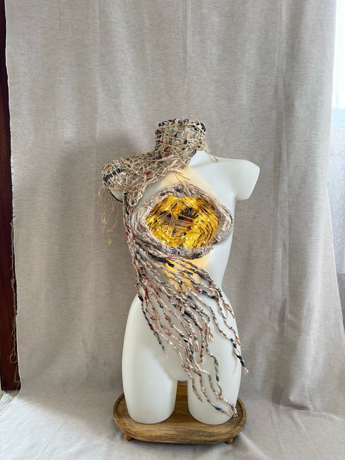 Custode del Cuore – Scultura luminosa originale