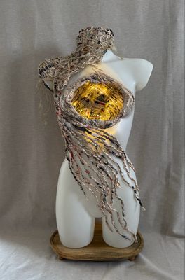 Custode del Cuore – Scultura luminosa originale