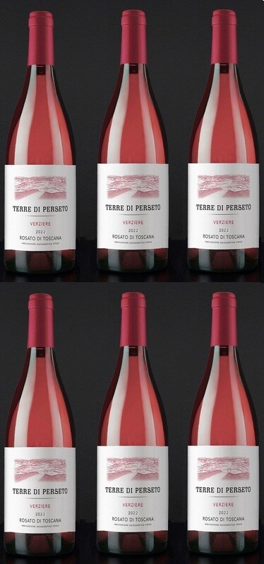 6 VERZIERE Rosé IGT Wine Year 2023: NEW VINTAGE!!! GREAT FLAVOUR!!! // TOTAL PRICE FOR 6 BOTTLES