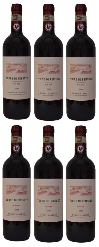 6 BOTTLES of ALBORE Chianti Classico DOCG - Vintage 2020 //TOTAL PRICE for 6 BOTTLES