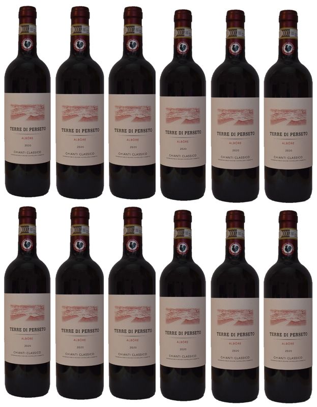 12 BOTTLES of ALBORE Chianti Classico DOCG - Vintage 2020 //TOTAL PRICE for 12 BOTTLES