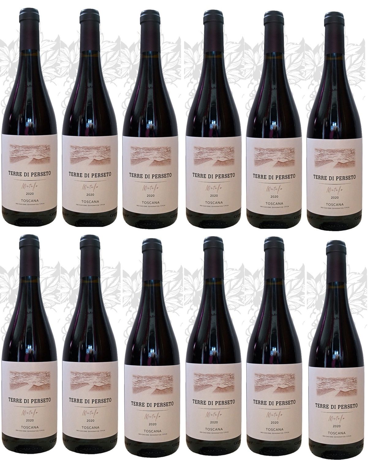 12 Bottles of METELLO IGT Toscana Red Wine - Vintage 2020 //TOTAL  PRICE for 12 BOTTLES