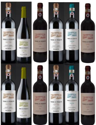 PACKAGE &quot;SUPERTUSCAN+CHIANTI CLASSICO COLLECTION&quot;: 2 GRAND SELECTION &quot;L&#39;ORGOGLIO&quot;+4 &quot;PRIMO SOLE RISERVA&quot; CH.CLASS.+4 &quot;ALBORE&quot; CH.CLASS.+2 SUPERTUSCAN &quot;PREGIUDIZIO&quot;// TOTAL PRICE FOR 12 BOTTLES