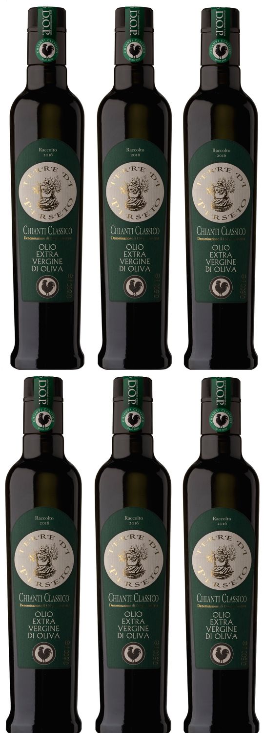 6 CHIANTI CLASSICO DOP BLACK ROOSTER EXTRA VIRGIN OLIVE OIL // TOTAL PRICE FOR 6 BOTTLES of 0.5 Liter (half-liter/each btl)