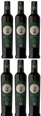 6 CHIANTI CLASSICO DOP BLACK ROOSTER EXTRA VIRGIN OLIVE OIL // TOTAL PRICE FOR 6 BOTTLES of 0.5 Liter (half-liter/each btl)