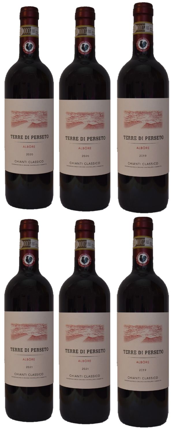 3 DIFFERENT VINTAGES: YEAR 2019/2020/2021 of our ALBORE Chianti Classico DOCG  //TOTAL PRICE for 6 BOTTLES