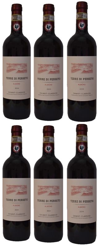 3 DIFFERENT VINTAGES: YEAR 2019/2020/2021 of our ALBORE Chianti Classico DOCG  //TOTAL PRICE for 6 BOTTLES