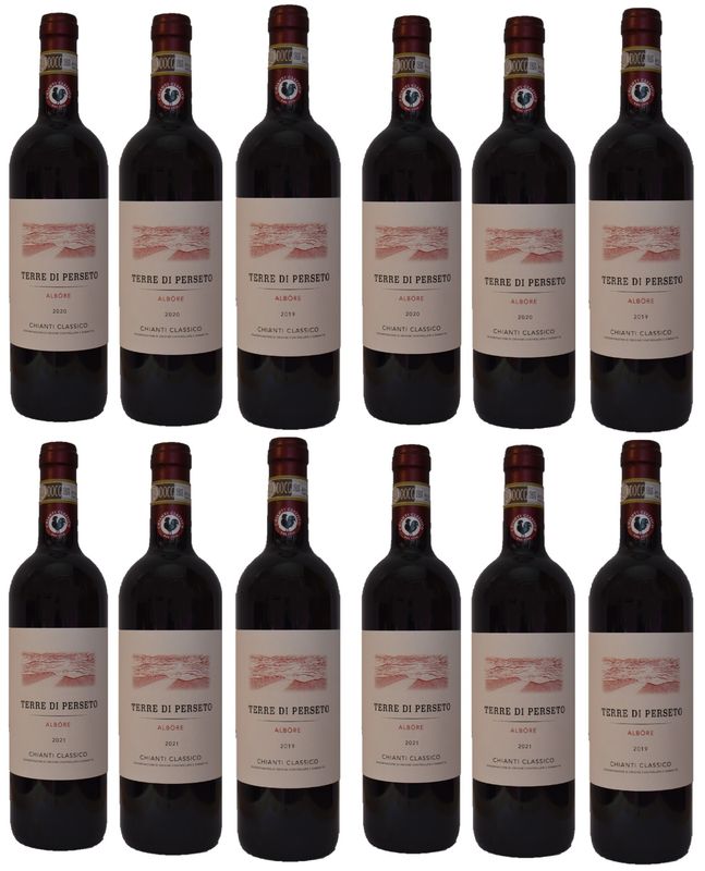 3 DIFFERENT VINTAGES: YEAR 2019/2020/2021 of our ALBORE Chianti Classico DOCG  //TOTAL PRICE for 12 BOTTLES