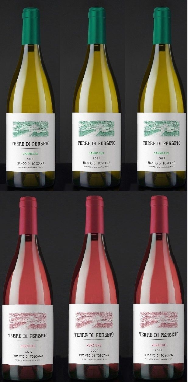 3+3:&quot;VERZIERE&quot; ROSE&#39; YEAR 2023+ &quot;CAPRICCIO&quot; WHITE YEAR 2023: TOTAL PRICE FOR 6 BOTTLES!