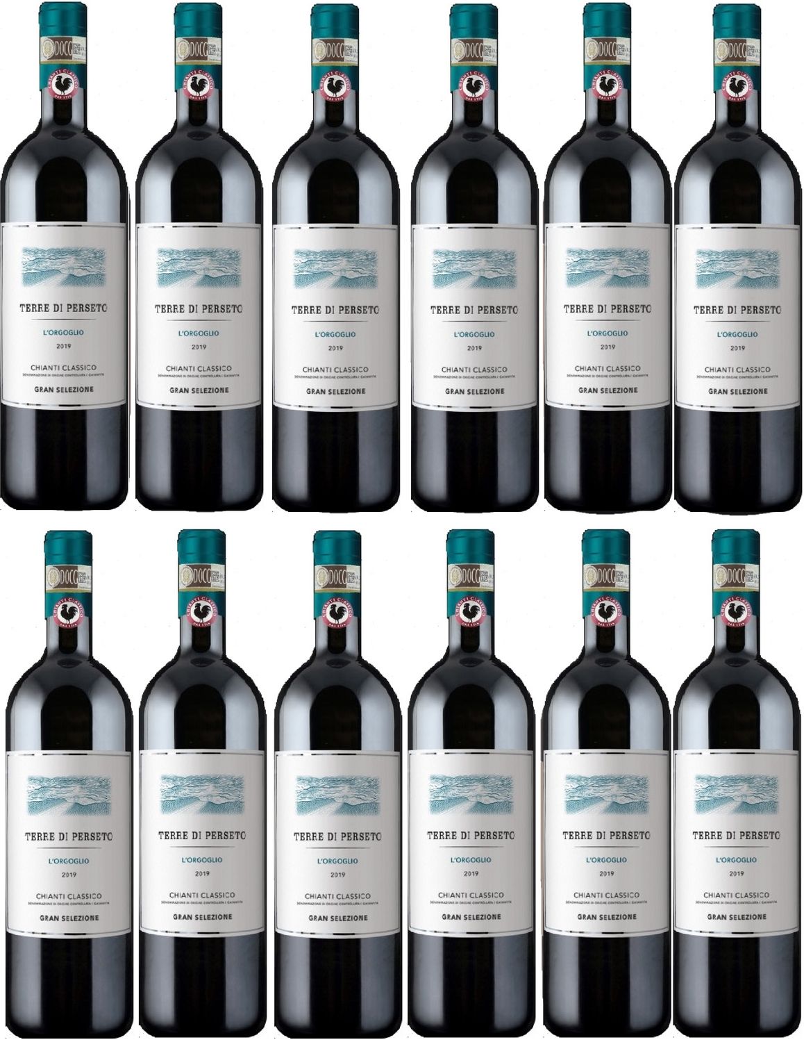12 GRAND SELECTION "L'ORGOGLIO" CHIANTI CLASSICO DOCG Vintage 2019/ TOTAL PRICE FOR 12 BOTTLES 12 GRAND SELECTION "L'ORGOGLIO" CHIANTI CLASSICO DOCG Vintage 2019/ TOTAL PRICE FOR 12 BOTTLES