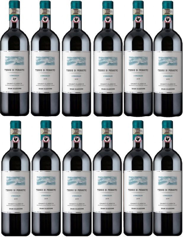 12 GRAND SELECTION "L'ORGOGLIO" CHIANTI CLASSICO DOCG Vintage 2019/ TOTAL PRICE FOR 12 BOTTLES 12 GRAND SELECTION "L'ORGOGLIO" CHIANTI CLASSICO DOCG Vintage 2019/ TOTAL PRICE FOR 12 BOTTLES
