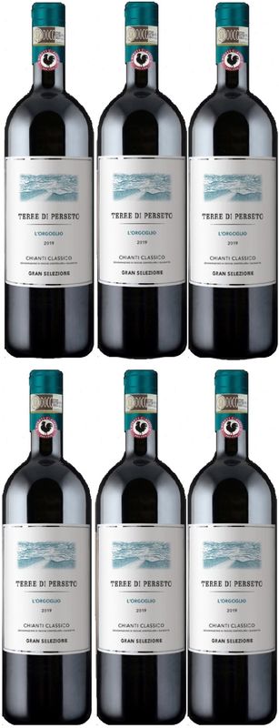 6 GRAND SELECTION "L'ORGOGLIO" CHIANTI CLASSICO DOCG Vintage 2019/ TOTAL PRICE FOR 6 BOTTLES 6 GRAND SELECTION "L'ORGOGLIO" CHIANTI CLASSICO DOCG Vintage 2019/ TOTAL PRICE FOR 6 BOTTLES