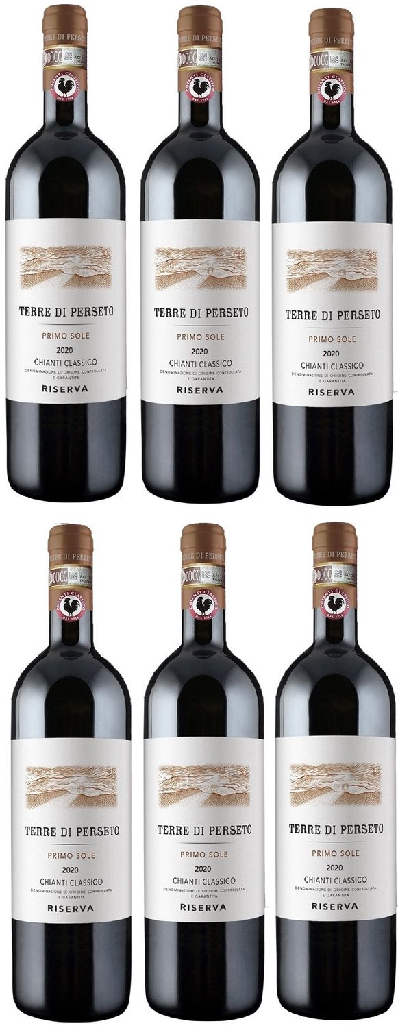 6 BOTTLES of PRIMO SOLE RISERVA Chianti Classico DOCG - Vintage 2020 //TOTAL PRICE for 6 BOTTLES