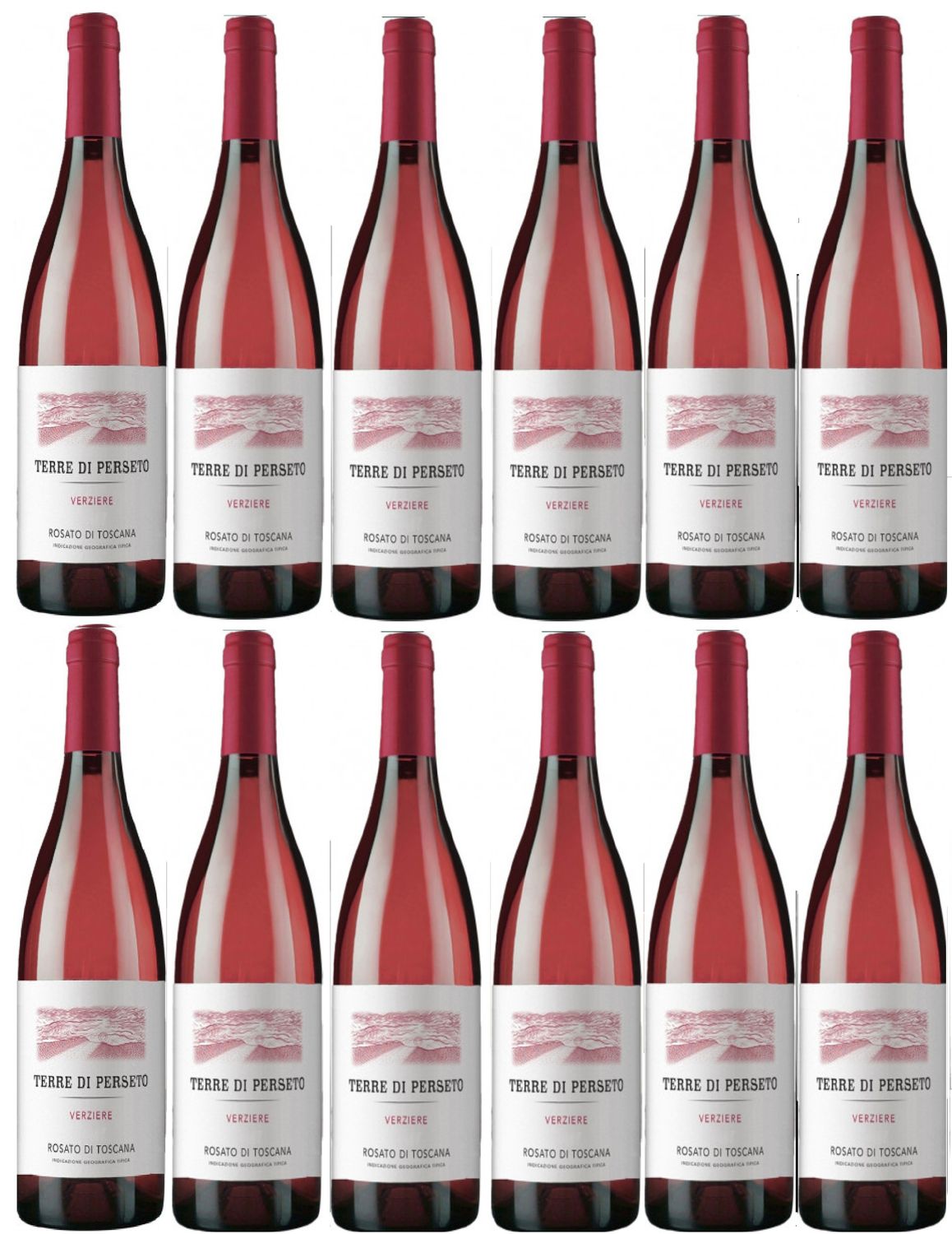 12 VERZIERE Rosé IGT Wine Year 2025  // TOTAL PRICE FOR 12  BOTTLES