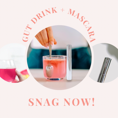 Gut Drink + Curl &amp; Lash Mascara