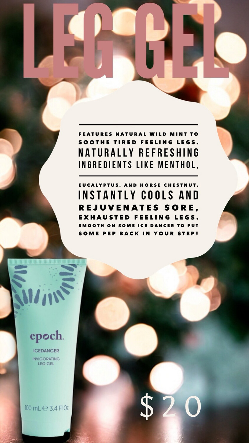 Invigorating Leg Gel!