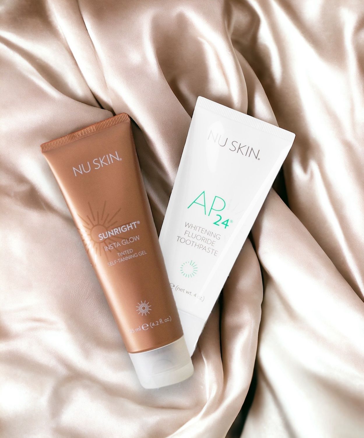 No Mess Self Tan + Whitening Toothpaste