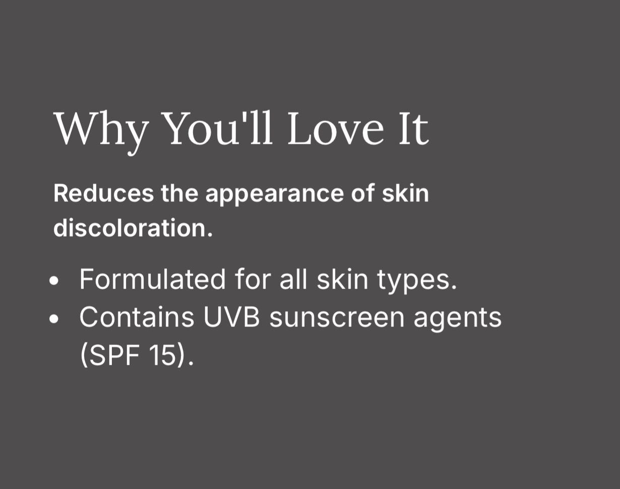 Tri-Phasic Bright Milk Lotion! SPF 15