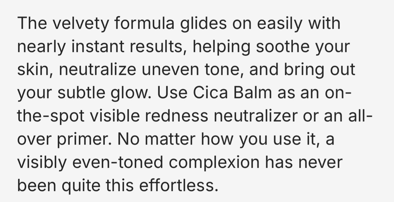 CICA BALM