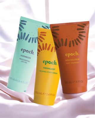 Relaxing Foot Cream, Invigorating Leg Gel &amp; Healing Foot Cream