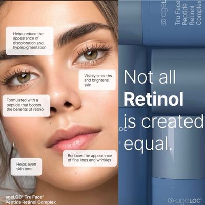 Peptide Retinol Complex + AgeLOC Tru Face Essence Ultra Serum Pearls Pouch