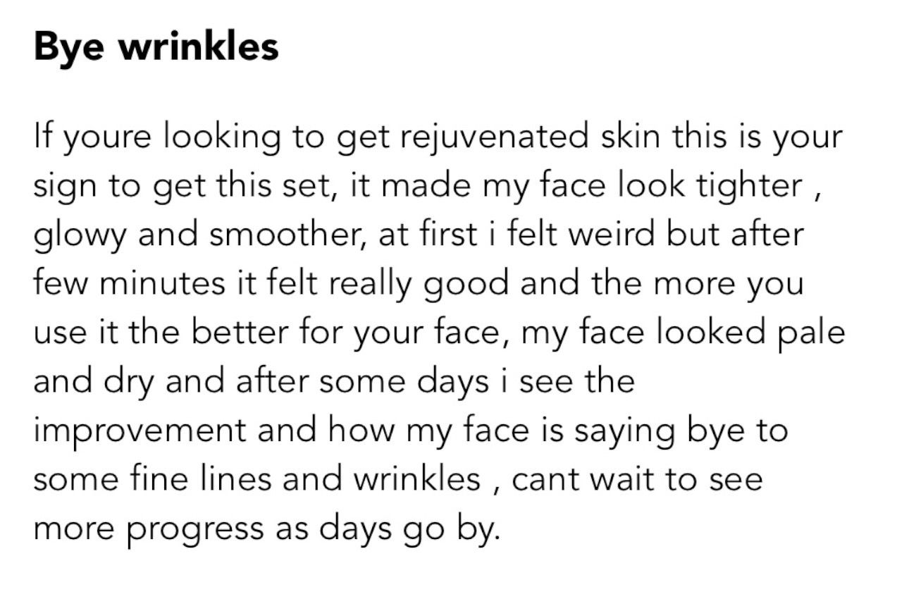 RED LIGHT THERAPY/MICRONEEDLING TOOL + Line Corrector + FREE Full Sized Tanner &amp; Detox Mask Samples