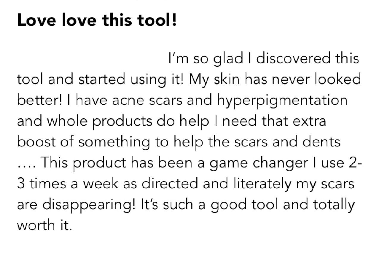 RED LIGHT THERAPY/MICRONEEDLING TOOL + Line Corrector + FREE Full Sized Tanner &amp; Detox Mask Samples