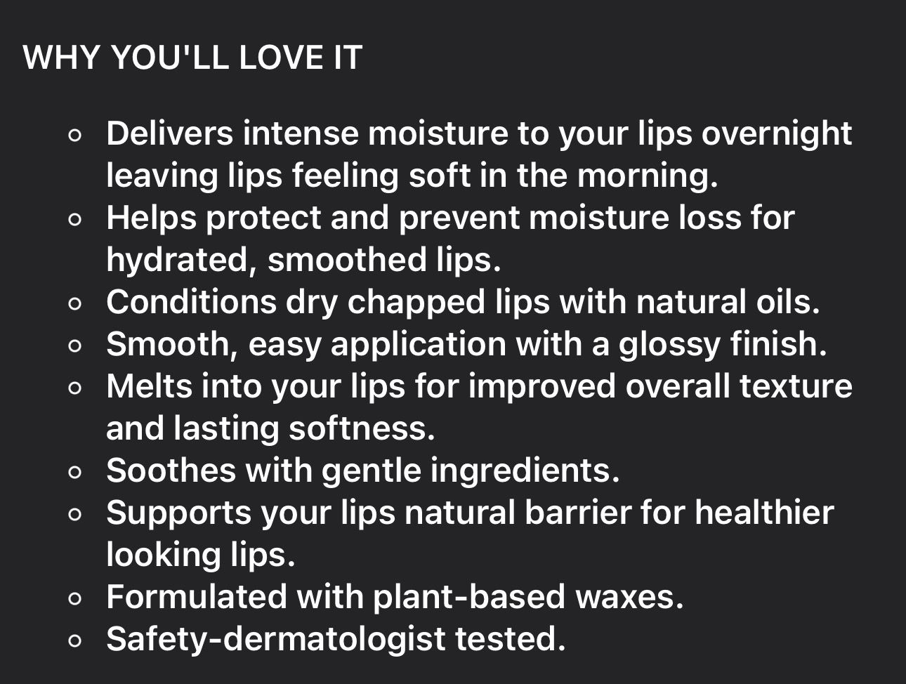 Lip Mask