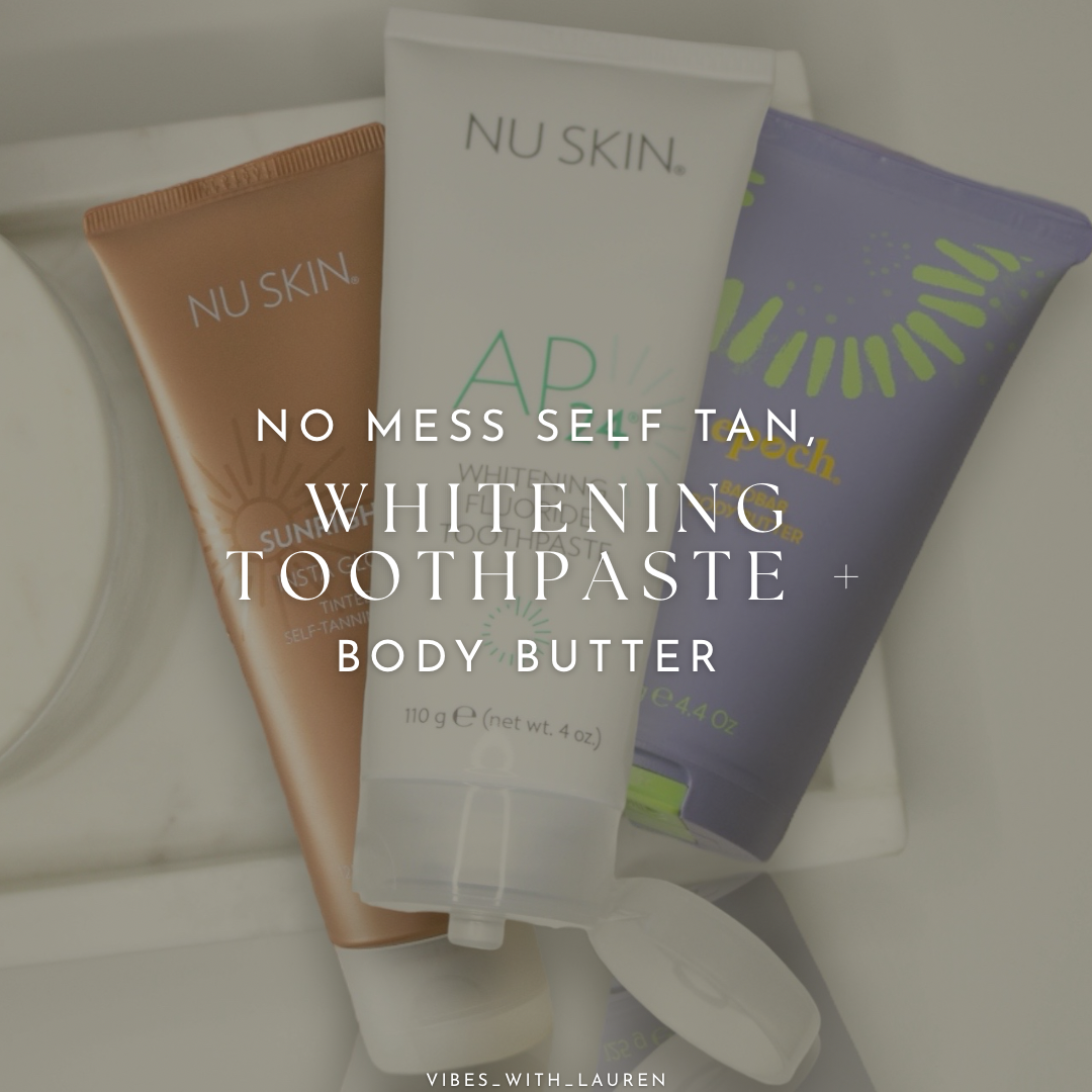 No Mess Self Tan, Whitening Toothpaste + Body Butter