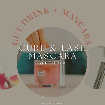 Gut Drink + Curl &amp; Lash Mascara