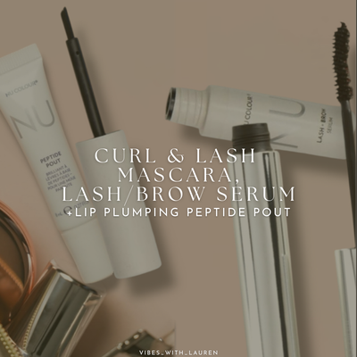 Curl &amp; Lash Mascara + Lip Plumping Peptide Pout + Lash/Brow Serum