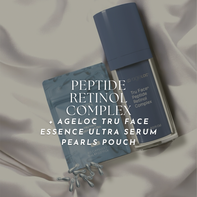 Peptide Retinol Complex + AgeLOC Tru Face Essence Ultra Serum Pearls Pouch