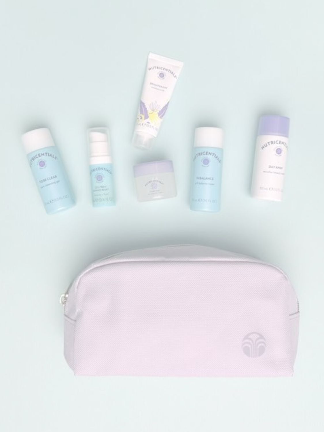 6 Piece Travel Size Full Skincare Routine + Travel Bag
