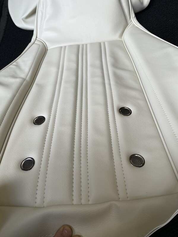 260z front seat covers off white