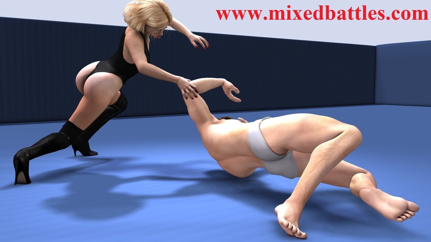 mixed wrestling woman vs man capoeira fight