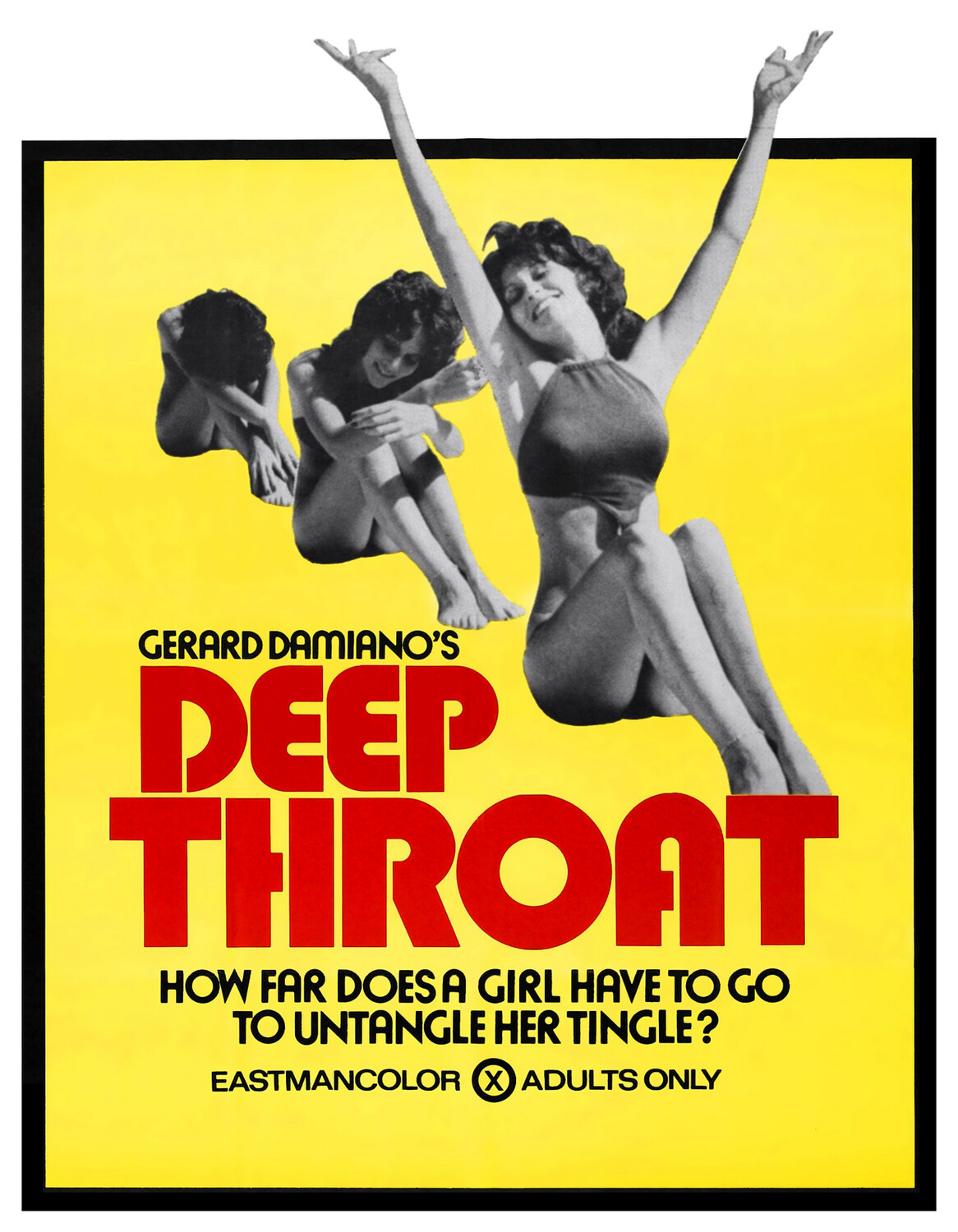 “Deep Throat” Original Movie Poster Vinyl Sticker