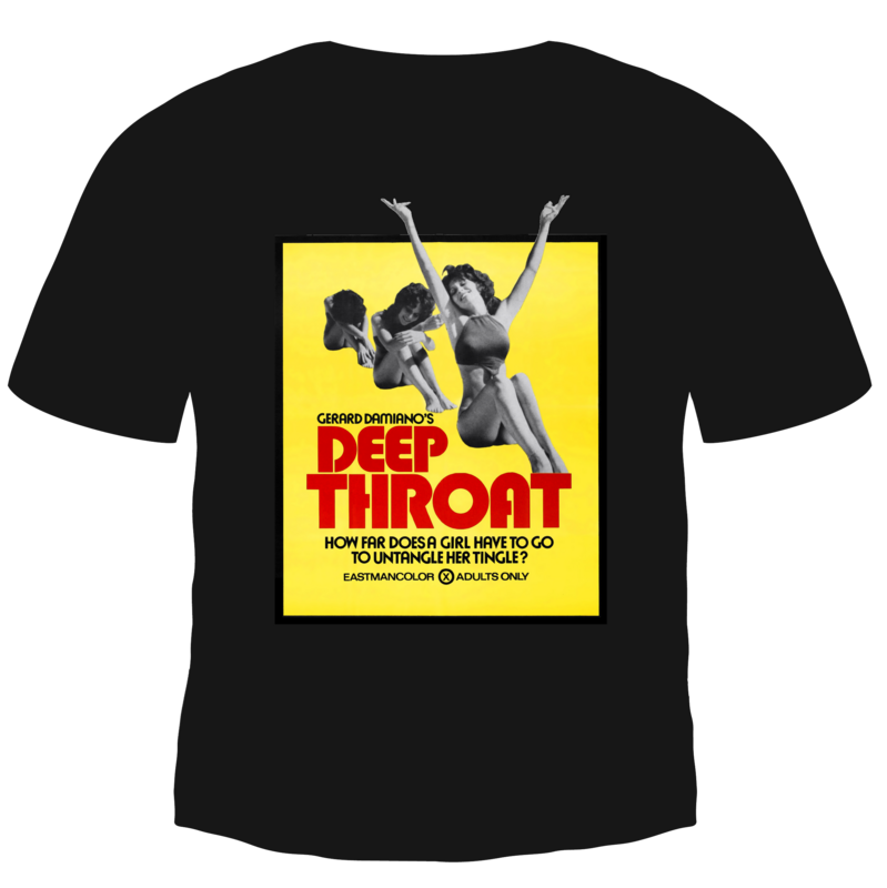 "Deep Throat" Men's T-shirt BLACK
