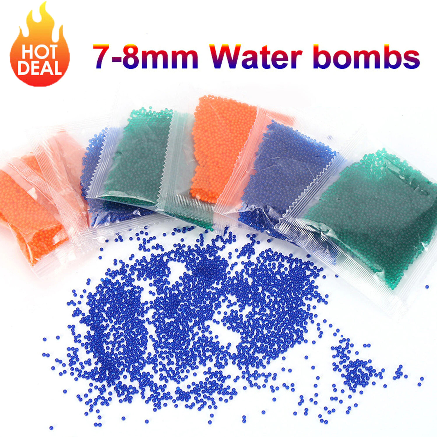 7-8mm Gel Ball Water Bullet 10000pcs